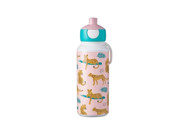Mepal Drinkfles Pop-Up Campus 400ml Leopard, Hobby en Vrije tijd, Feestartikelen, Nieuw, Verzenden