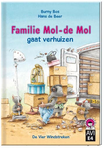 Familie Mol-de Mol gaat verhuizen / Hoera, ik kan lezen!, Verzenden, Zo goed als nieuw, Burny Bos