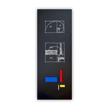 Jo Niemeyer (1946) - sculptuur, Divina Proportione - 45 cm -