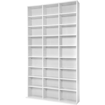 tectake Kast Christel 180x102x23,5cm - wit, Maison & Meubles, Accessoires pour la Maison | Étagères pour CD & DVD, Verzenden