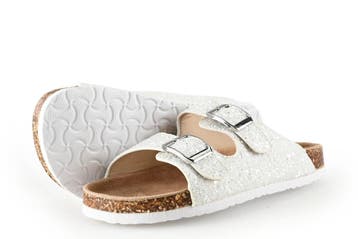 Colors of California Slippers Meisjes in maat 32 Zilver, Verzenden, Schoenen