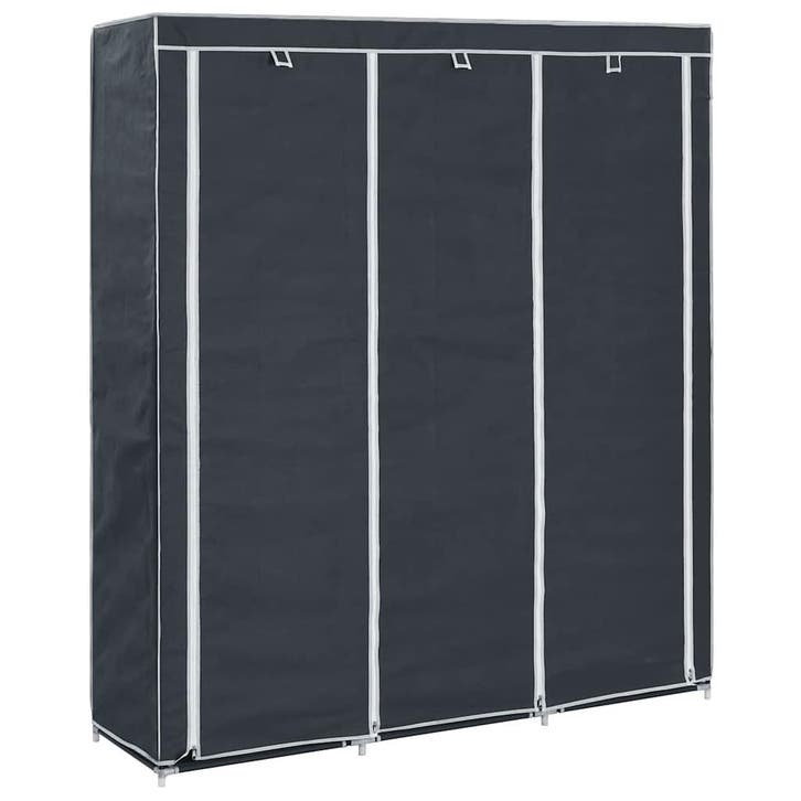 vidaXL Kledingkast met vakken en stangen 150x45x175 cm stof, Huis en Inrichting, Kasten | Kleerkasten, Nieuw, Verzenden