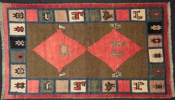 Kashkooli - Vloerkleed - 221 cm - 130 cm - Tapijt, Nieuw