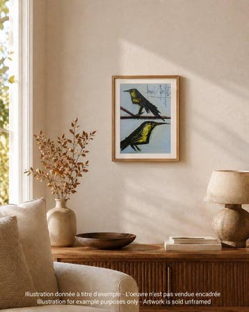 Bernard Buffet (1928-1999) - Couple doiseaux, Antiquités & Art