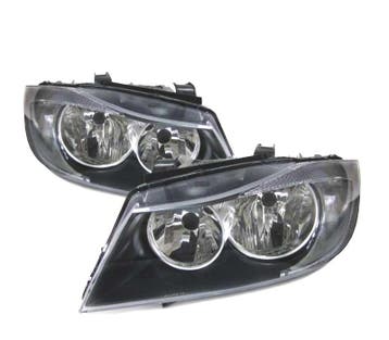 PHARES BMW SÉRIE 3 E90 91 05-08 FOND NOIR, Autos : Pièces & Accessoires, Verzenden