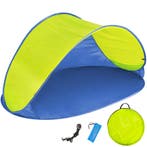 tectake Pop up strandtent Jasmin - blauw / geel, Caravans en Kamperen, Verzenden, Nieuw