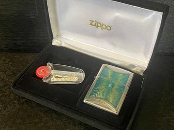 Zippo - Zippo de Collection – Design Écaille / Vagues Vertes, Nieuw