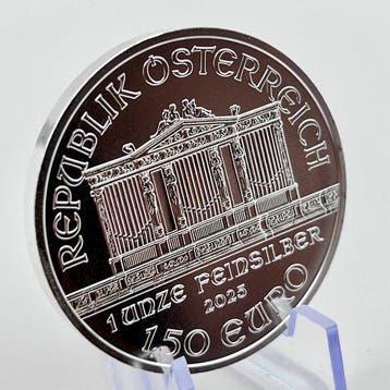 Oostenrijk. 1.5 Euro 2025 Silver Philharmonic Coin 1 oz, Postzegels en Munten, Munten | Europa | Niet-Euromunten