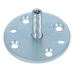 Intersteel Metalen onderplaat met vaste M8 pin, Ophalen of Verzenden