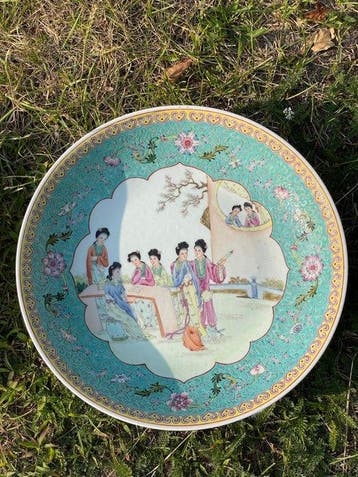 Paar Grote Spiegel Schotels(Reserve 900) - Assiette (2) -, Antiek en Kunst