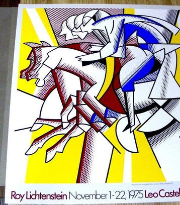 Roy Lichtenstein - The Red Horseman - Années 1970