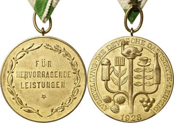 Vergoudete brons medaille 1928 Leipzig, Verzenden, België