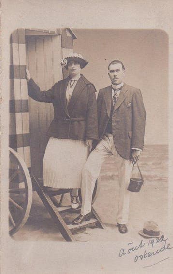 BELGIE (100x) - OOSTENDE - Mét fotokaart LE BON -, Verzamelen, Gelopen