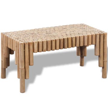 vidaXL Salontafel bamboe, Verzenden