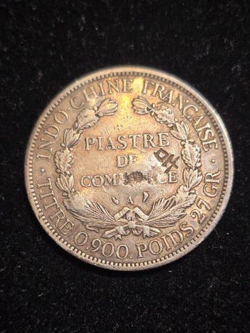 Frans Indochina. Piastre de commerce 1897-A (Zonder, Timbres & Monnaies