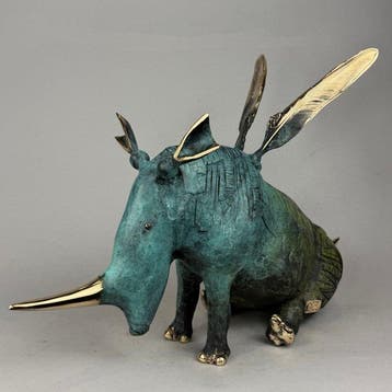 Dariusz Zielinski - RHINO UNBOUND - BRONZE unique