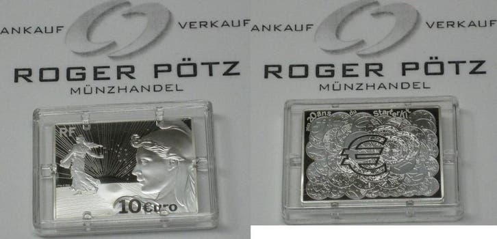 Frankreich 10 Euro 2021 zilver Saeerin 20 Jahre Starterki..., Timbres & Monnaies, Monnaies | Europe | Monnaies euro, Envoi