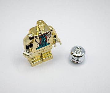 Lego Minifigurine - DC Comics - LEGO - Chrome Gold Plated