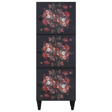 vidaXL Opbergkasten Multikleur 40 x 33,5 x 110 cm Massief, Huis en Inrichting, Verzenden, Nieuw