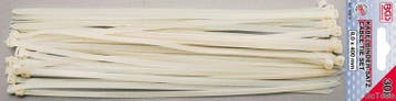 Bgs Technic Kabelbinder assortiment wit 8,0 x 400 mm 30-dlg, Verzenden, Nieuw
