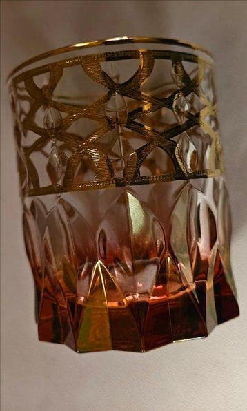 ISMIE LUX - Drinkservies (6) - Superieure rode juwelen