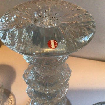 Iittala - Tapio Wirkkala - Kandelaar (4) - Glas - Festivo, Antiquités & Art