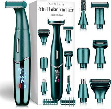 2dekans | 6-in-1 Bikinitrimmer - Sansbeauté® - Gezicht -, Ophalen of Verzenden, Nieuw