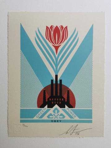 Shepard Fairey (OBEY) (1970) - Green Power Factory