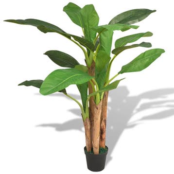 vidaXL Kunst bananenboom plant met pot 175 cm groen, Verzenden