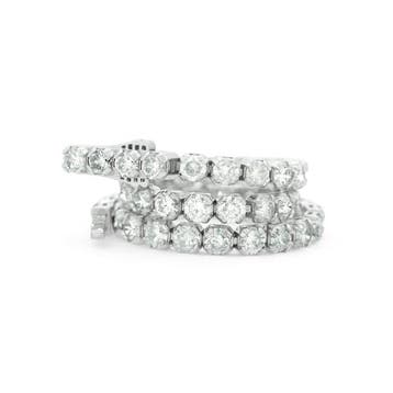 Zonder minimumprijs - Armband - 14 karaat Witgoud - 5.78ct., Nieuw