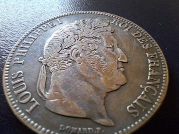 France. Louis Philippe I. 5 Francs 1843-W, Lille (Sans prix