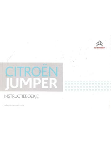 2016 CITROËN JUMPER INSTRUCTIEBOEKJE NEDERLANDS, Ophalen of Verzenden