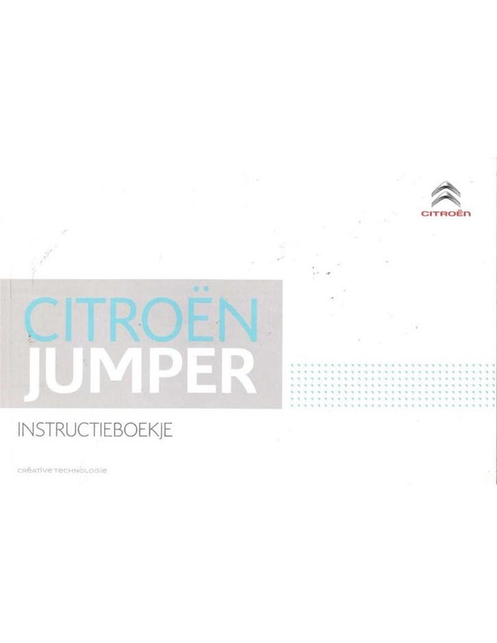 2016 CITROËN JUMPER INSTRUCTIEBOEKJE NEDERLANDS, Autos : Divers, Modes d'emploi & Notices d'utilisation, Enlèvement ou Envoi
