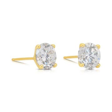 Oorbellen - 18 karaat Geel goud - 3.00ct. tw. Diamant