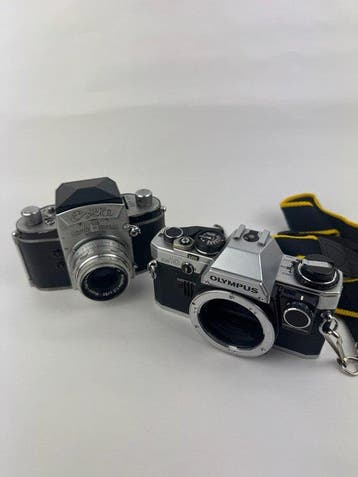 Olympus, Exa OM 10 Body, Exa Sommerda with Trioplan