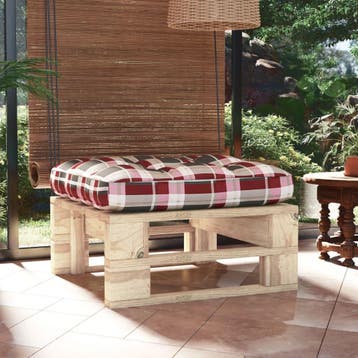 vidaXL Tuinhocker pallet geïmpregneerd grenenhout, Verzenden