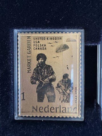 Nederland 2020 - Set van 4 Gouden postzegels 75 jaar Einde, Postzegels en Munten, Gestempeld