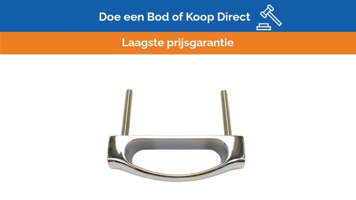 Bieden: Moody Stainless Steel Snatch Cleat -, Watersport en Boten, Bootonderdelen, Ophalen of Verzenden