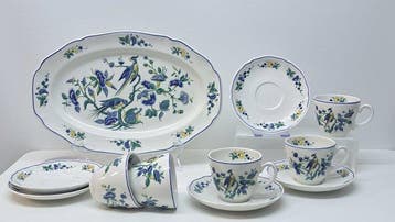 Villeroy & Boch - Koffie- en theeservies (11) - Phoenix blau, Antiek en Kunst