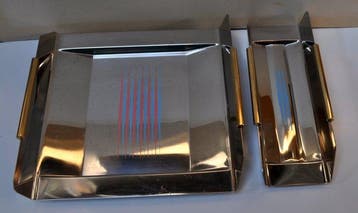 Inoxpran - Broodmand (2) - Staal - Brood en grissini-set