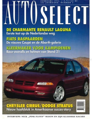 1994 AUTO SELECT MAGAZINE 2 NEDERLANDS, Ophalen of Verzenden