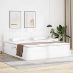vidaXL Opslag bed met matras Zuiver Wit 180 x 200 cm, Verzenden, Nieuw