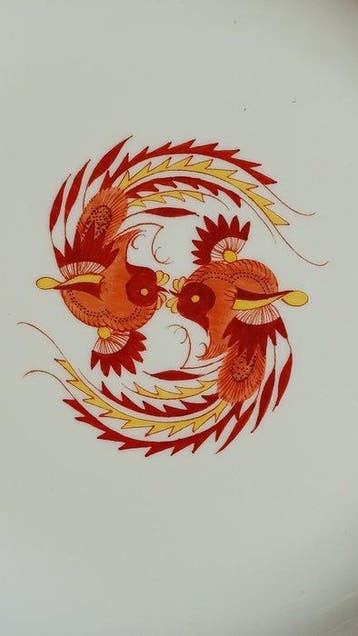 Plaque de charge - Porcelaine