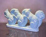 Fontinelle - sculptuur, Les écureuils - 18 cm - Creamware -