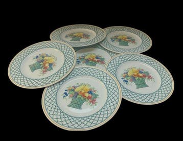 Villeroy & Boch - Basket - Plat (6) - Porcelaine, Antiquités & Art