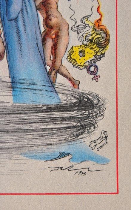Salvador Dali (1904-1989) - Le bien et le mal, Antiek en Kunst, Antiek | Overige Antiek