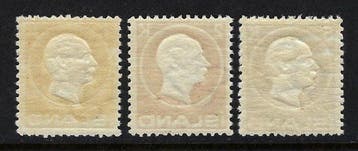 IJsland 1912 - Frederic VIII 1K tot 5K - Yvert Tellier N., Postzegels en Munten, Gestempeld