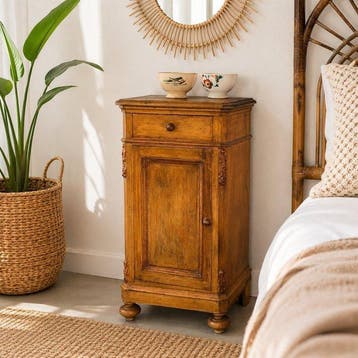 Kabinet - Hout, Italiaans ambachtelijk design uit de jaren