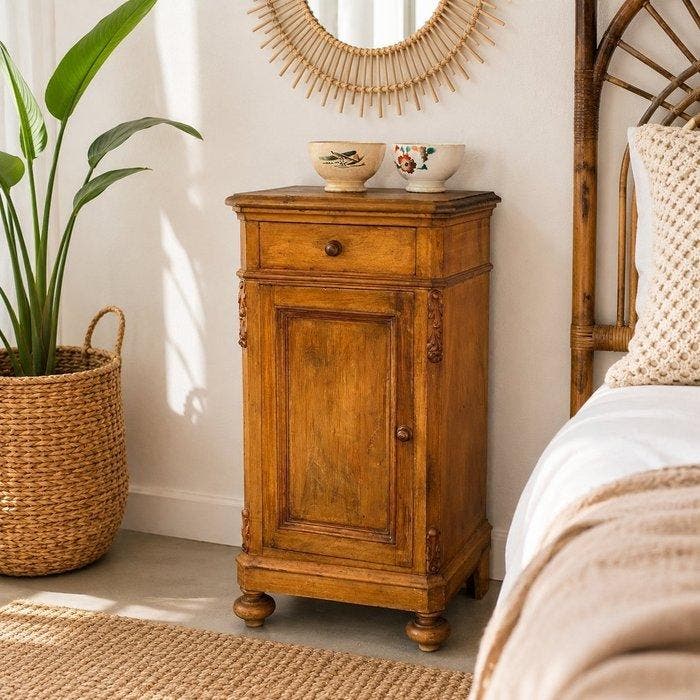 Kabinet - Hout, Italiaans ambachtelijk design uit de jaren, Antiek en Kunst, Curiosa en Brocante