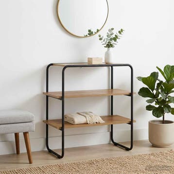 vidaXL Consoletafel Artisanaal eiken 100 x 41 x 75 cm, Verzenden, Nieuw
